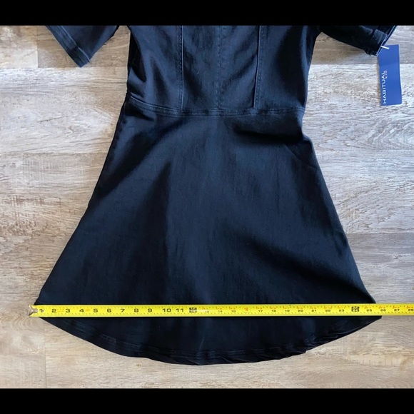 Habitual Kids Puff Sleeve Girls Dress - Black size 14 - Picture 8 of 11